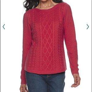 💗NWT Croft & Barrow knit sweater